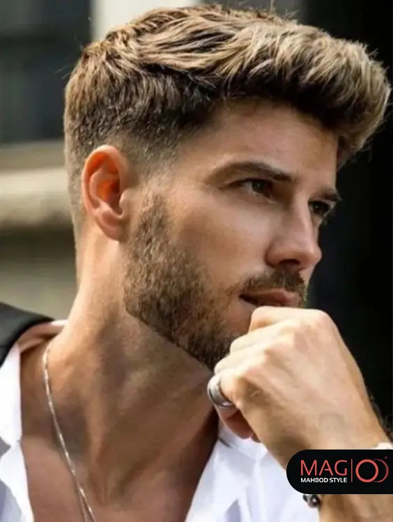 مدل موی کلاسیک Quiff با سایز متوسط