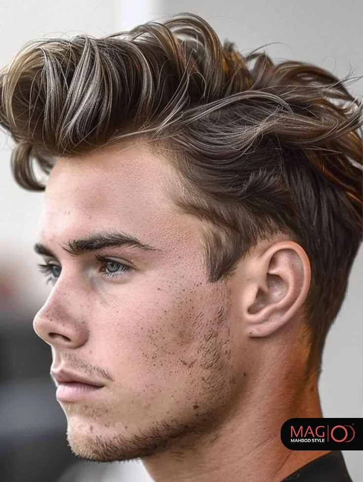 مدل فرفری مردانه Quiff