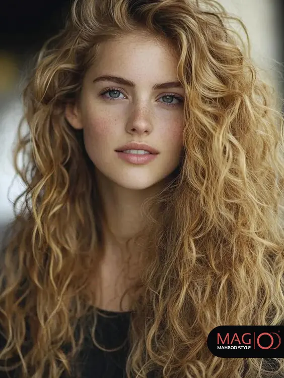 عکس مو بلند طبیعی