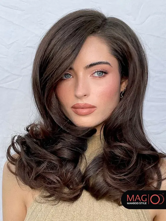 عکس مو بلند طبیعی