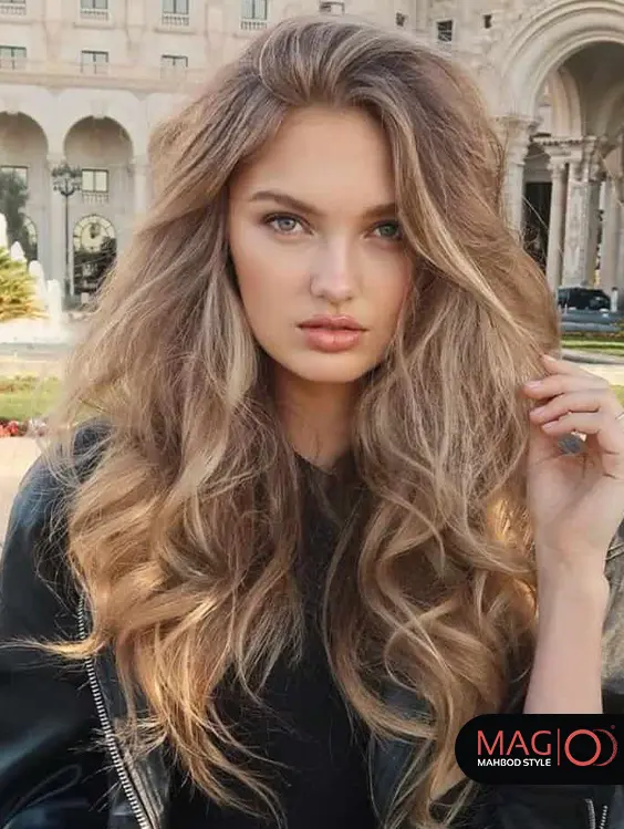 عکس مو بلند طبیعی