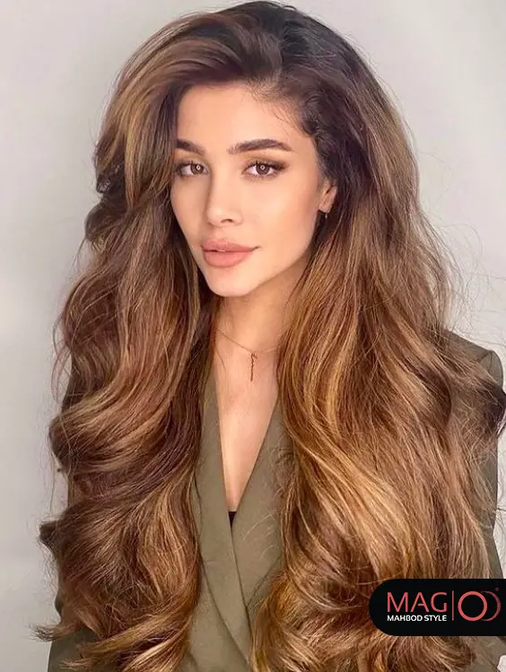 عکس مو بلند طبیعی