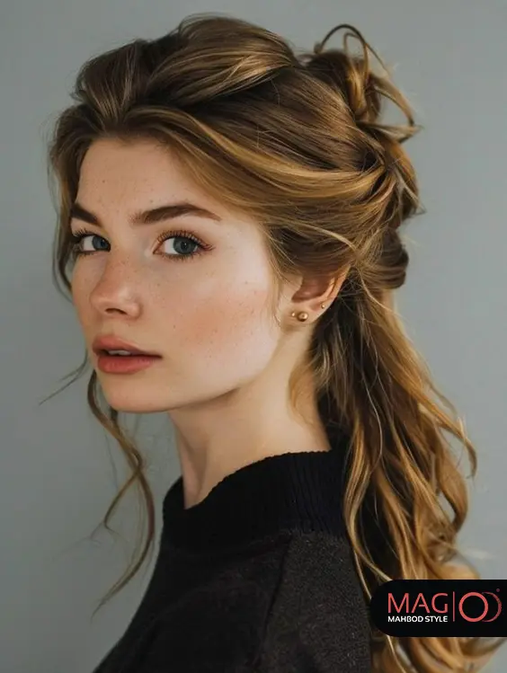 عکس مو بلند طبیعی