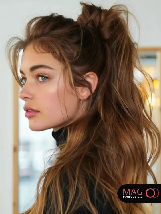 عکس مو بلند طبیعی