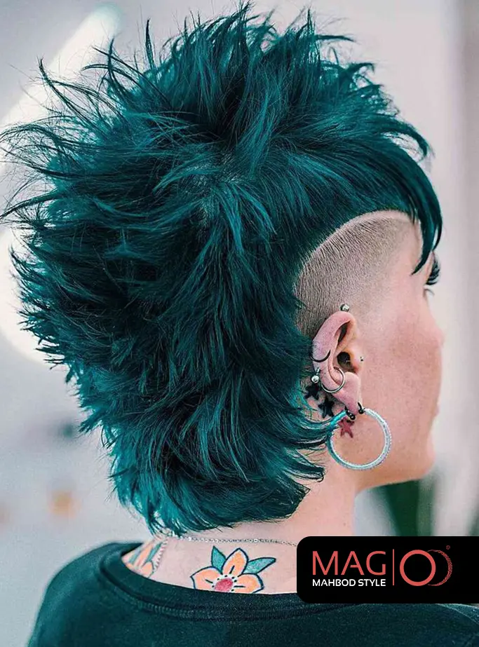 مدل موی کوتاه دخترانه Mohawk