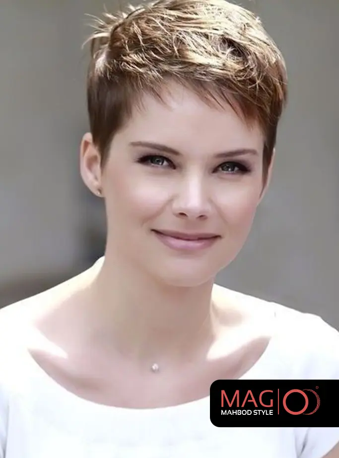 مدل موی کوتاه دخترانه Messy Short Hair