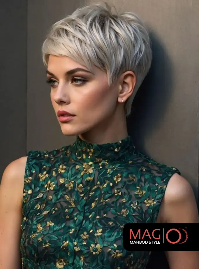 مدل موی کوتاه زنانه Messy Short Hair