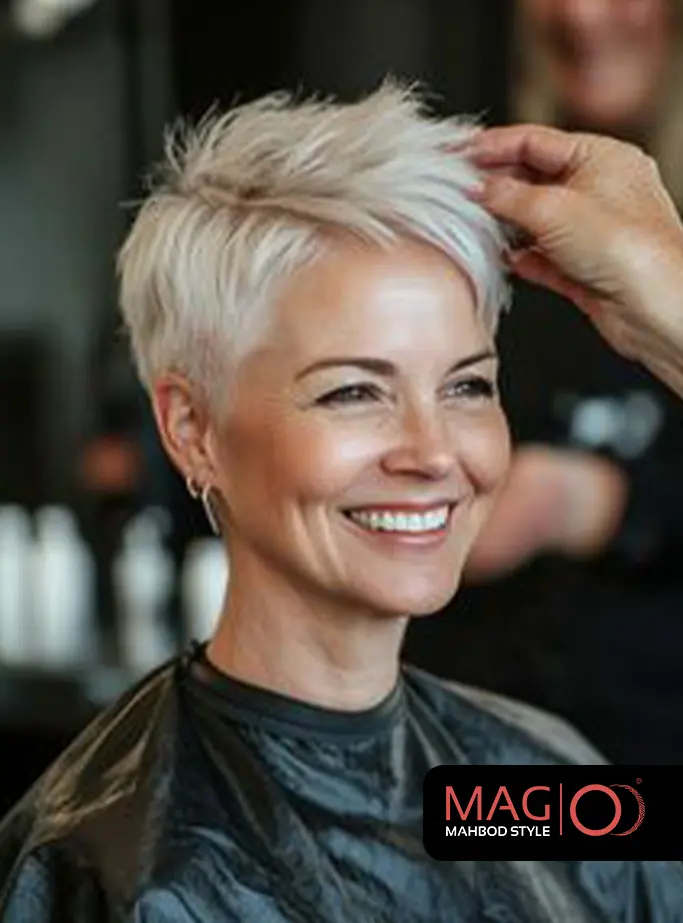 مدل موی کوتاه بانوان Messy Short Hair