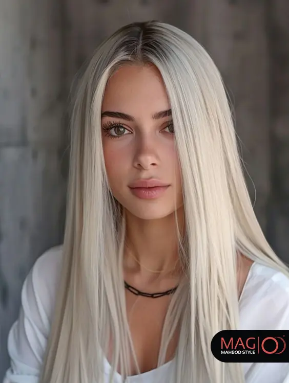 عکس مو بلند طبیعی