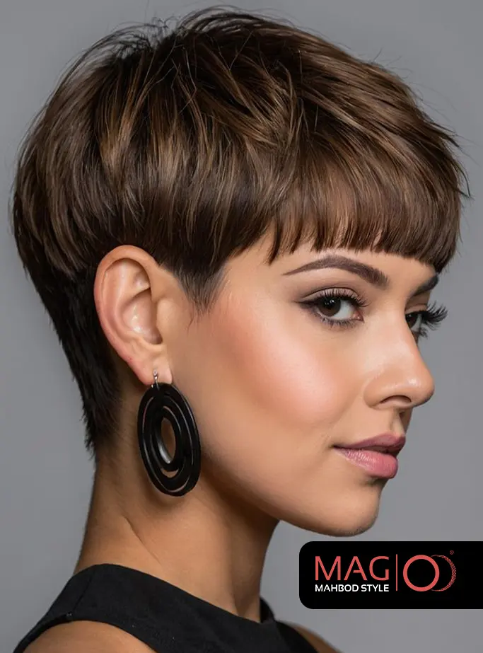 مدل موی جذاب کوتاه دخترانه Short Bangs