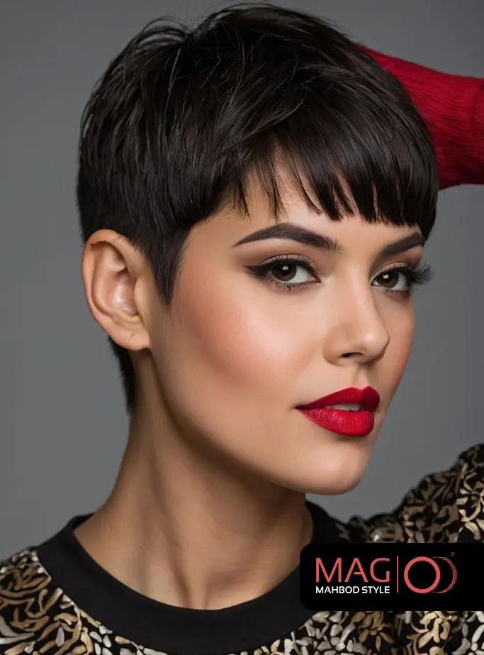 مدل مو جذاب کوتاه دخترانه Short Bangs