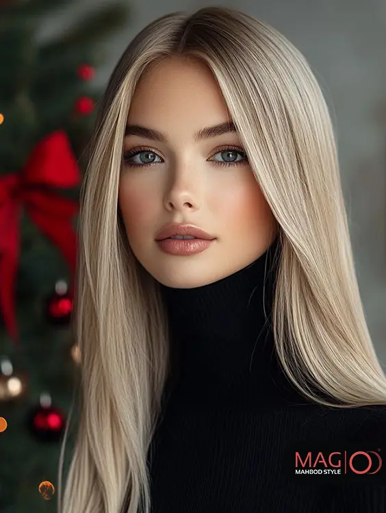 عکس مو بلند طبیعی