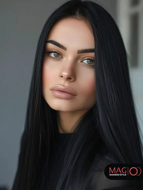 عکس مو بلند طبیعی