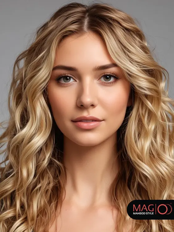 عکس مو بلند طبیعی